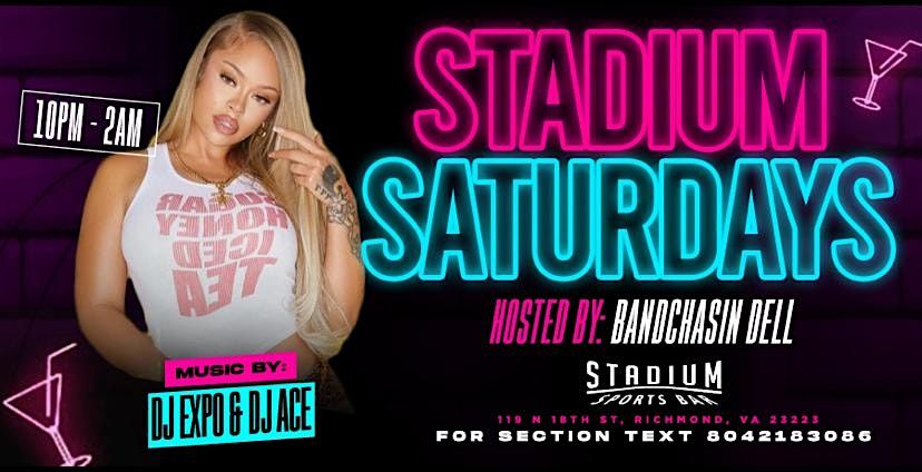 Stadium Saturdays at Stadium Bar & Lounge | Event in Richmond | AllEvents