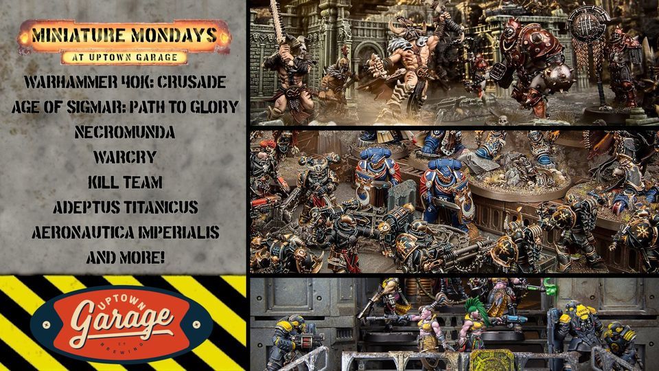 Miniature Mondays At Uptown Garage Uptown Garage Brewing Ankeny June miniature-mondays-at-uptown-garage-uptown-garage-brewing-ankeny-june