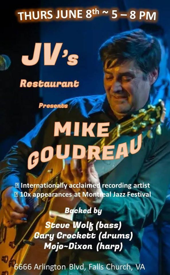 Mike Goudreau Plays JVS, JV's Restaurant, Falls Church, June 8 2023 | AllEvents.in mike-goudreau-plays-jvs-jv-s-restaurant-falls-church-june-8-2023-allevents-in