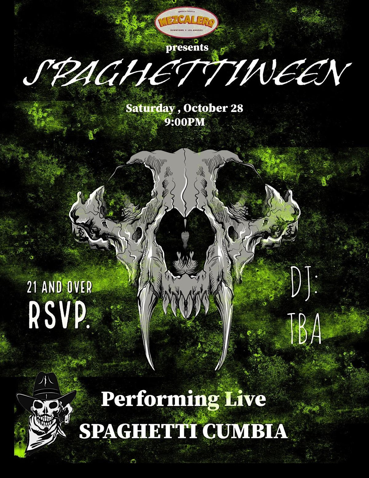 Spaghettiween Pari, Mezcalero DTLA, South Broadway, Los Angeles, CA