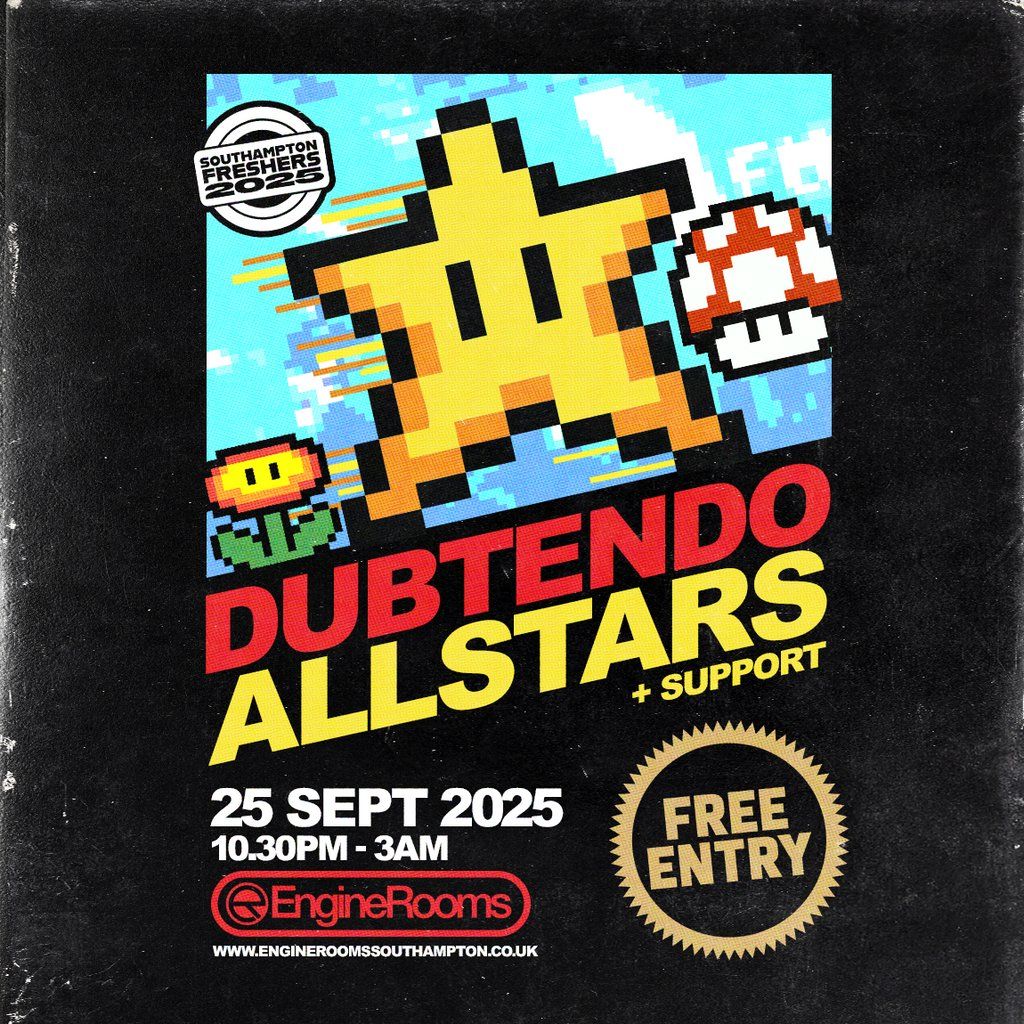 Dubtendo Allstars Free Rave! | Southampton Freshers 2025, 25 September | Event in Southampton | AllEvents