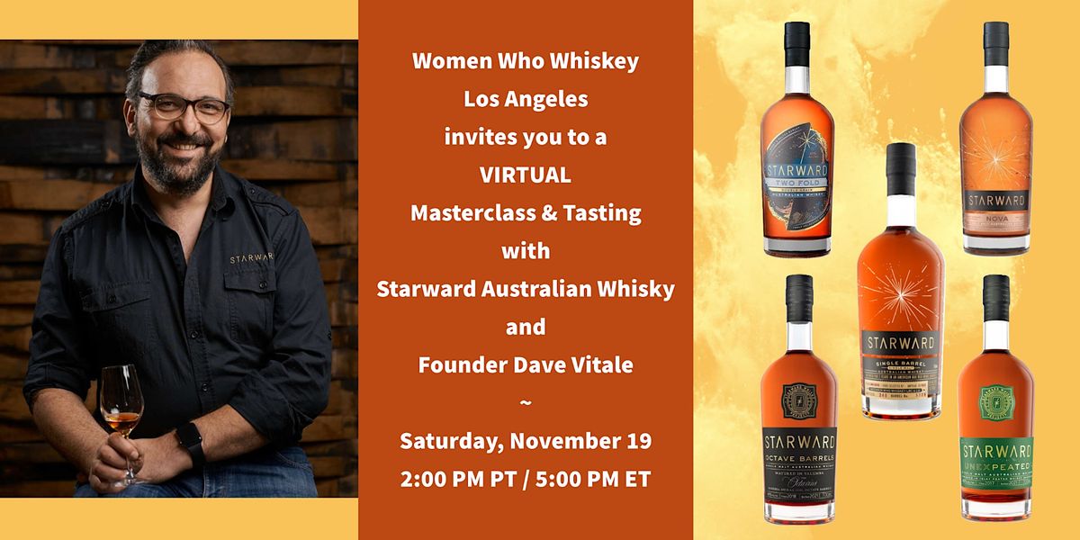 VIRTUAL Starward Australian Whisky Masterclass with Founder Dave Vitale