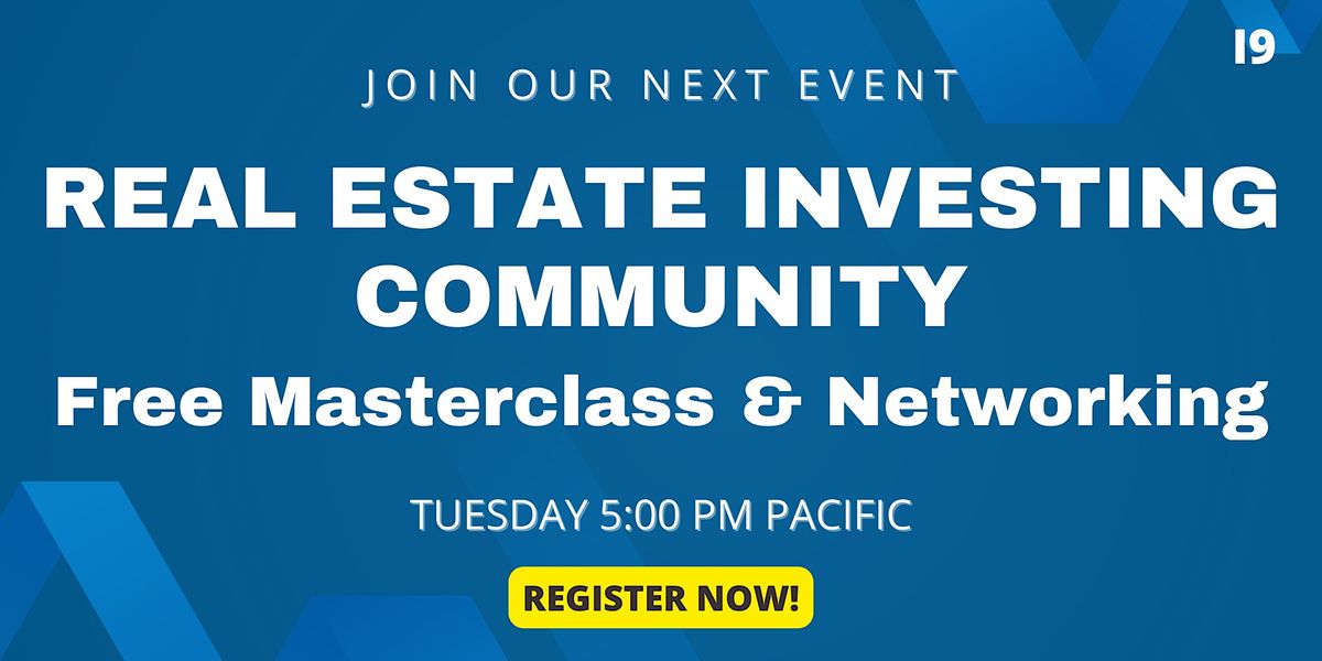 Real Estate Investing Community - Join our Free Masterclass | Event in San Antonio | AllEvents