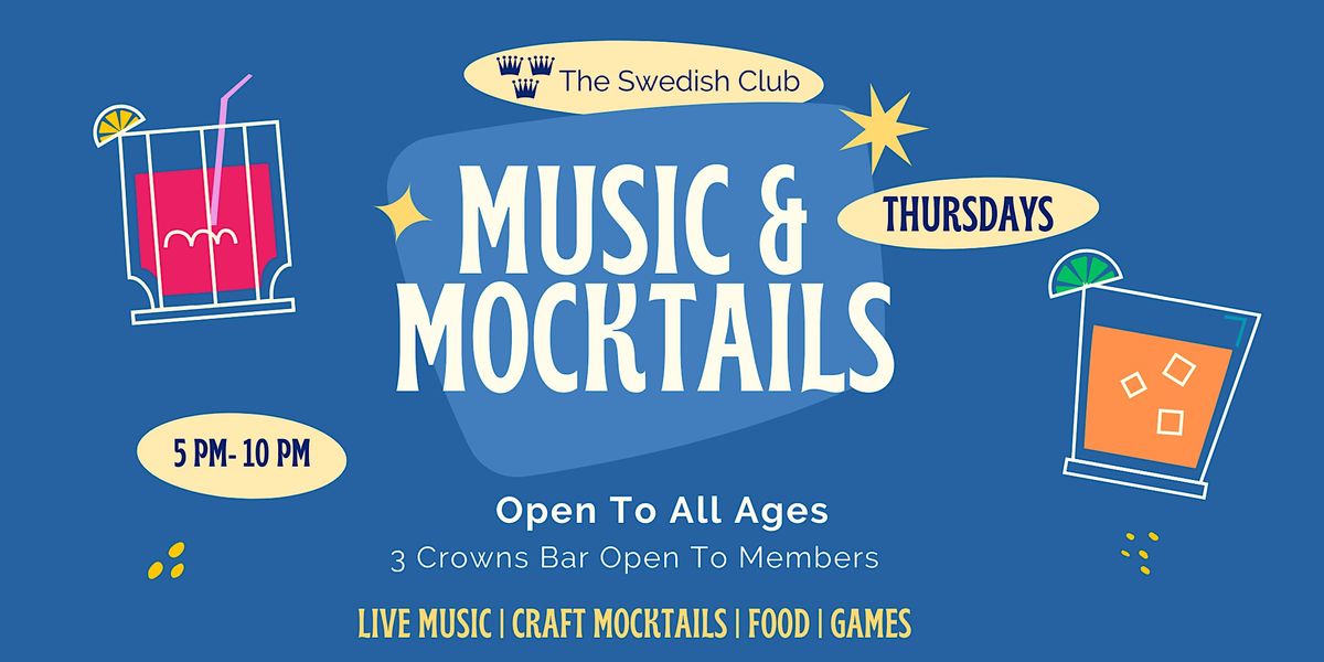 Music & Mocktails, Swedish Club, Seattle, September 14 2023 AllEvents.in