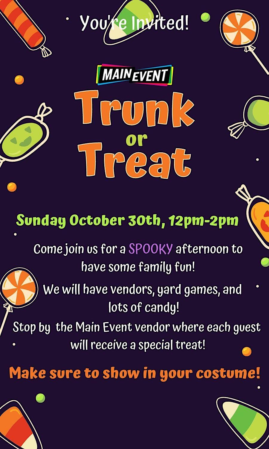 Trunk or Treat at Main Event, Main Event Tulsa, October 30 2022