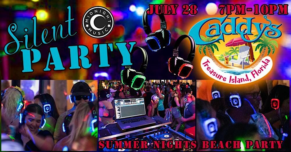 Summer Beach Silent Party, Caddy's Treasure Island, 28 July 2023
