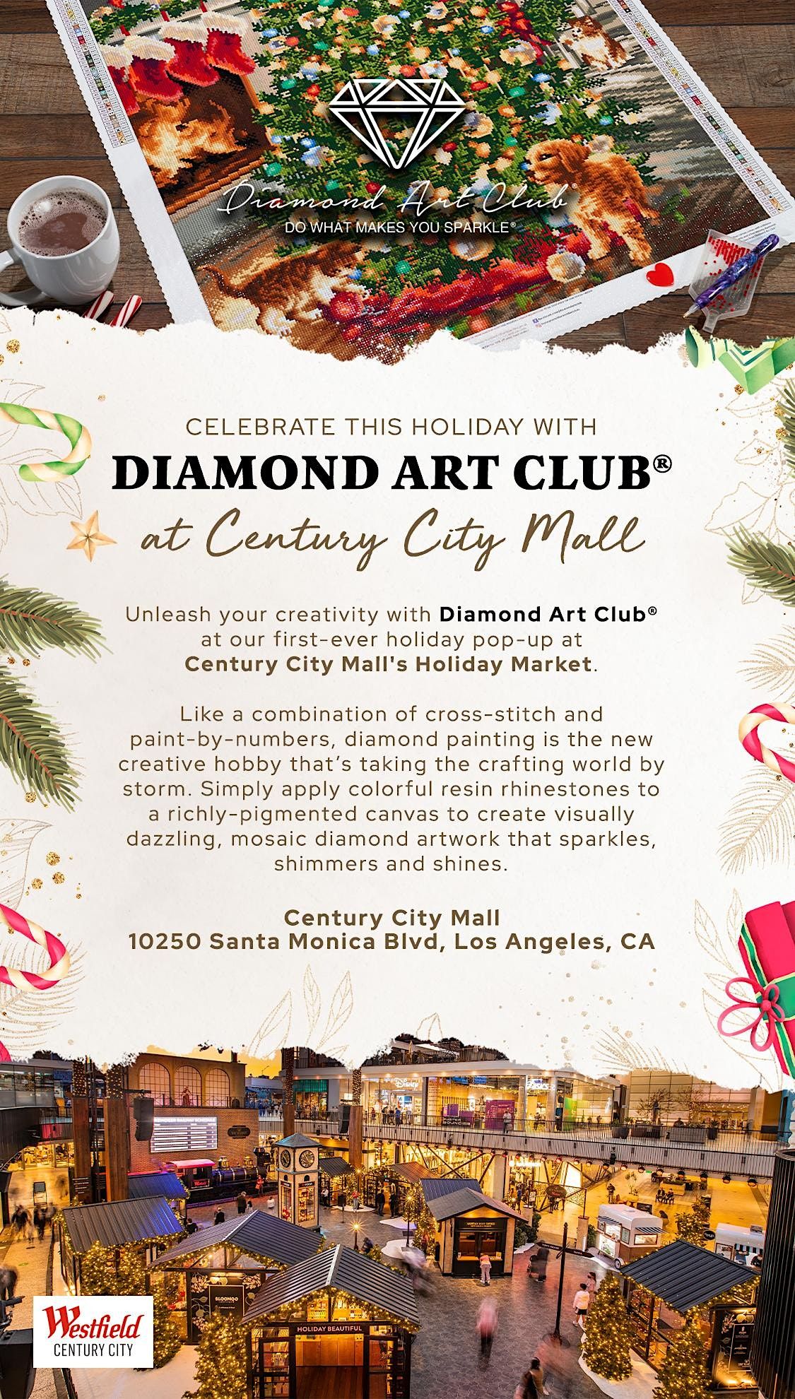 Diamond Art Club Kicksoff the Holiday Season at Century City Mall Pop