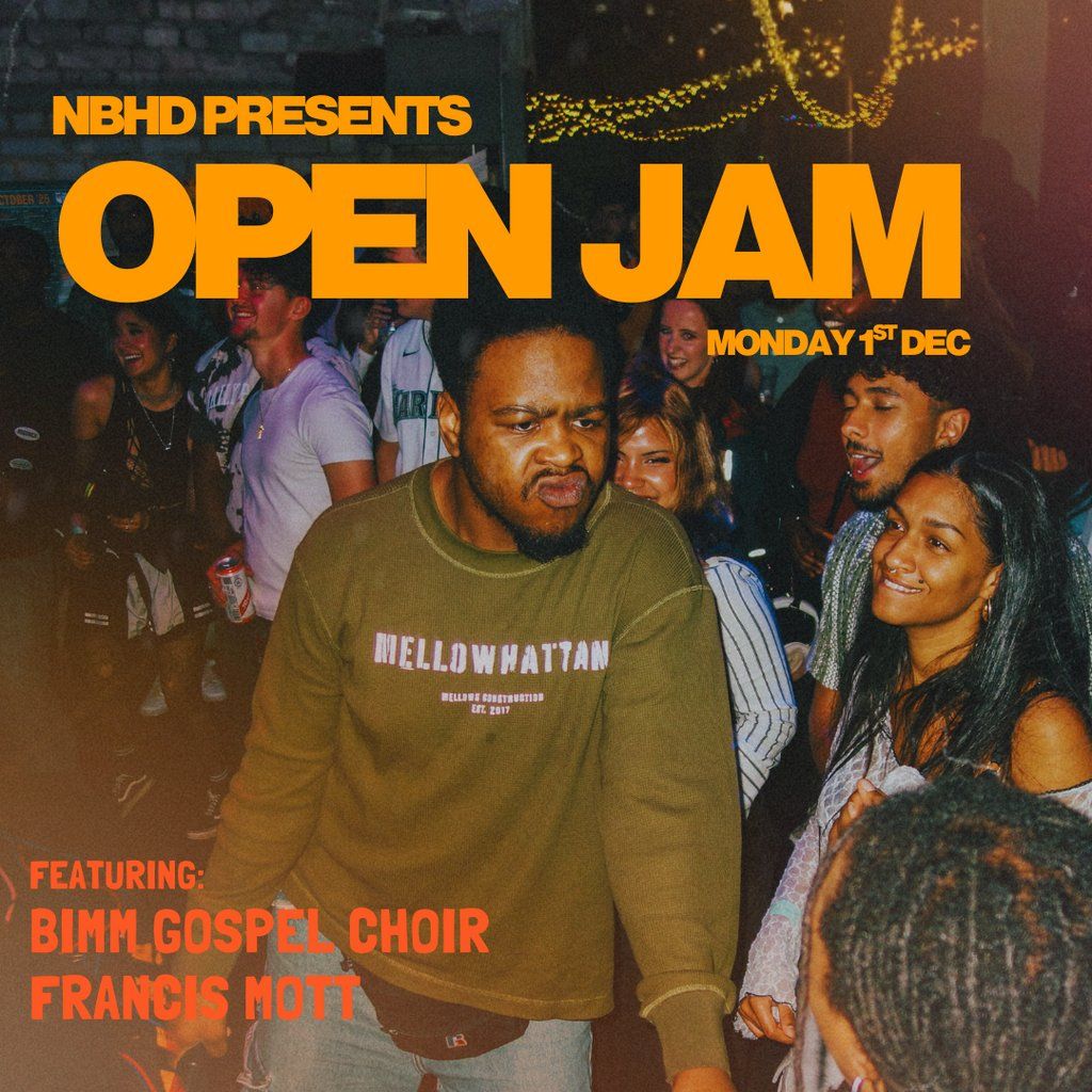 Neighbourhd Presents: NBHD Open Jam 'The Winter Warm-Up', 1 December | Event in Birmingham | AllEvents