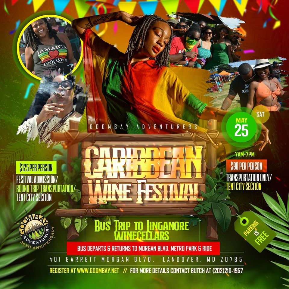 Caribbean Wine & Music FestivalGoombay Bus Trip, Linganore Winery