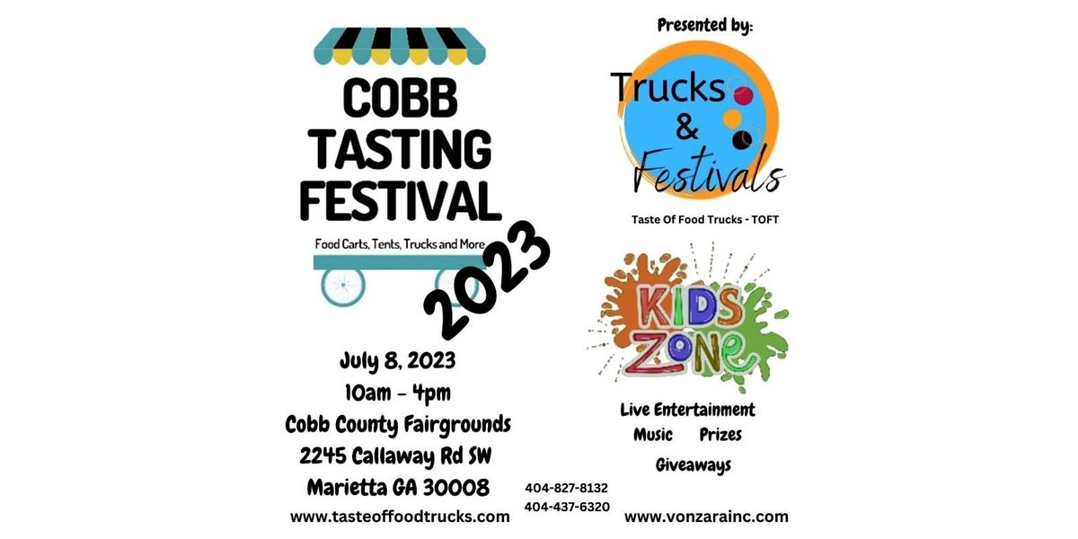 Cobb Tasting Festival 2025, Cobb County Fairgrounds (Jim Miller Park