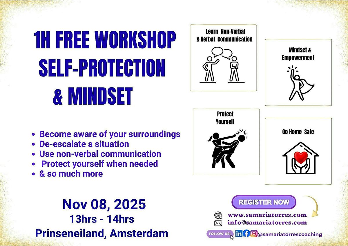 Free Self-Protection & Mindset Workshop, 30 November | Event in Amsterdam | AllEvents