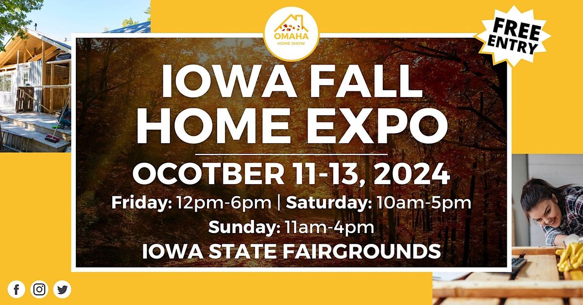 Iowa Fall Home Expo, October 2025, Iowa State Fairgrounds, Des Moines