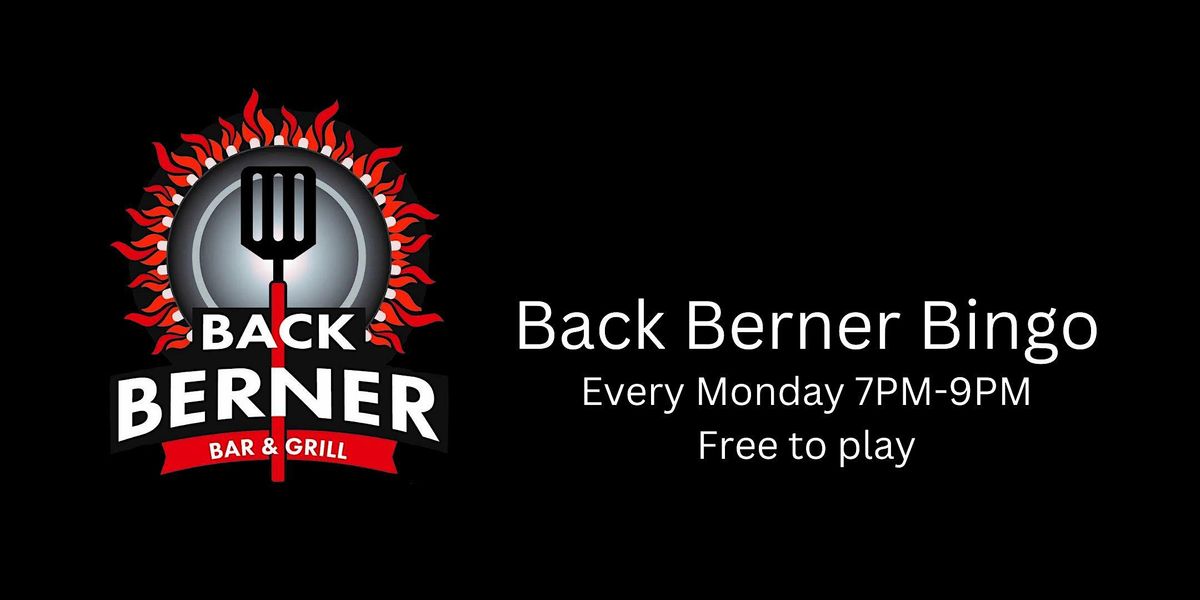 Back Berner Bingo, Back Berner Bar & Grill, Tiffin, 14 August 2023