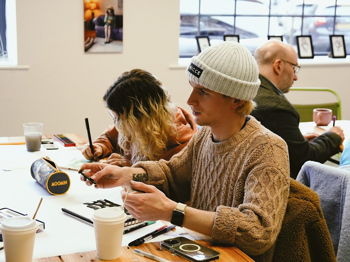Drink & Draw (Coffee edition) | Event in Guildford | AllEvents