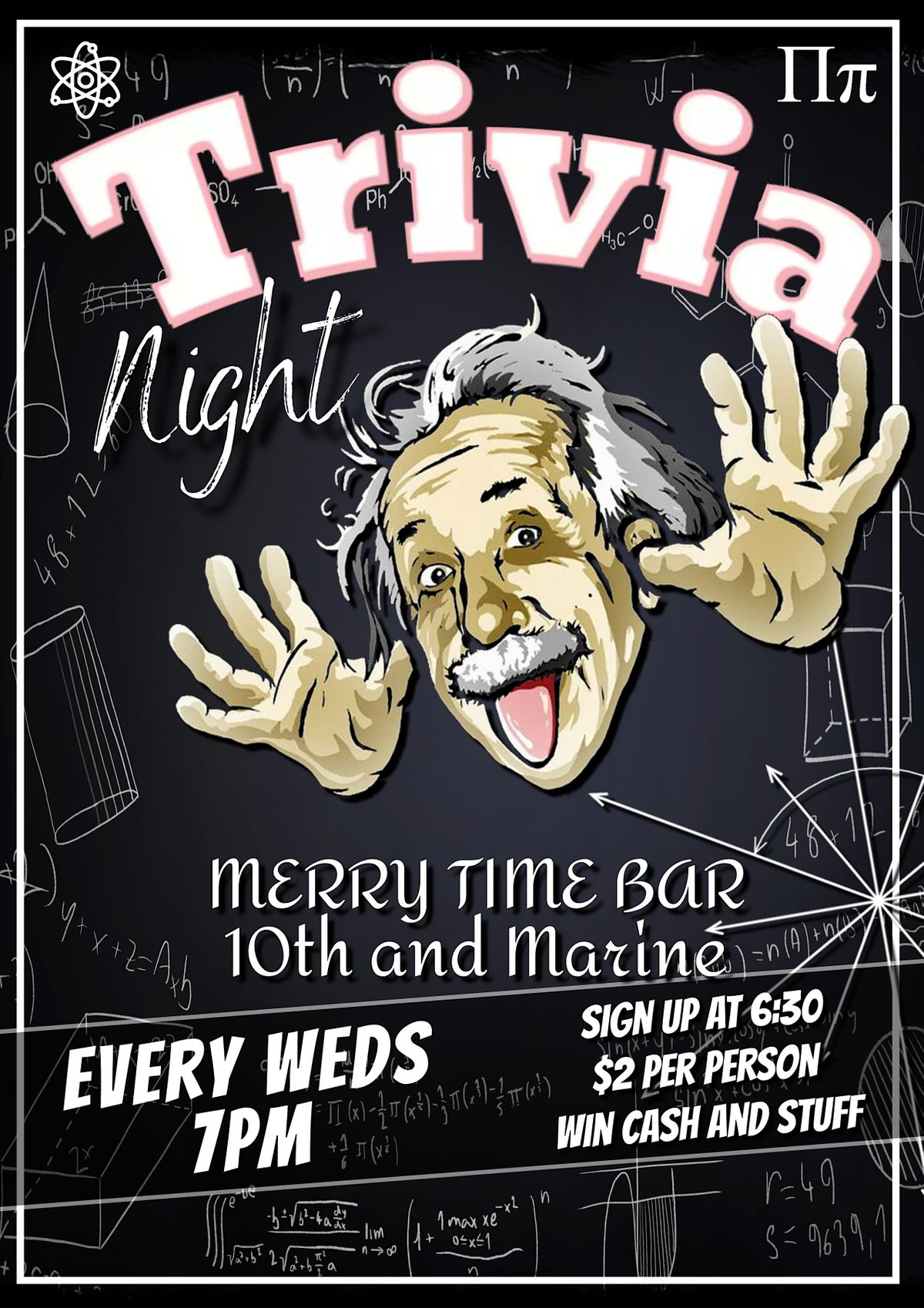 Wednesday Night Trivia at the Merry Time Bar, Merry Time Bar & Grill