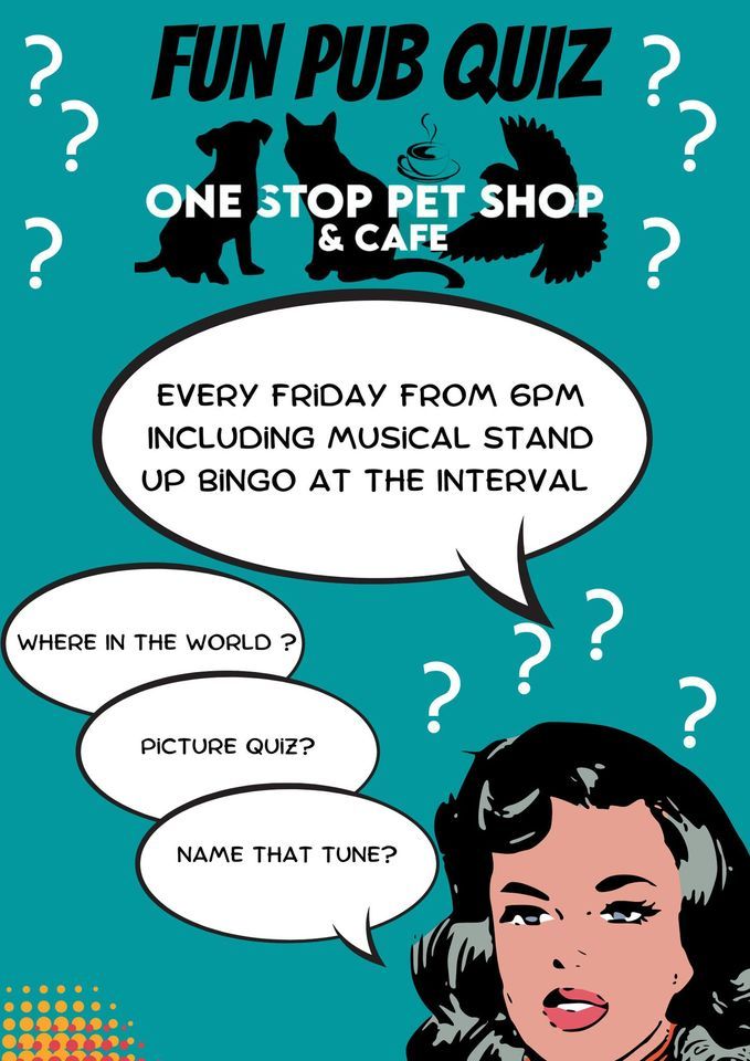 Fun Pub Quiz One Stop Pet Shop Cafe San Javier Murcia 27 January fun-pub-quiz-one-stop-pet-shop-cafe-san-javier-murcia-27-january