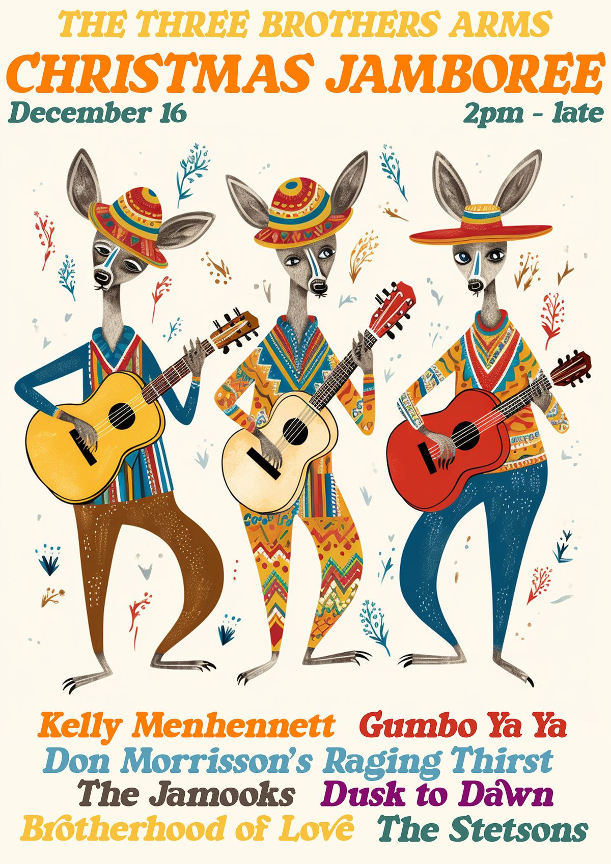 Three Brothers Arms Christmas Jamboree, 40 Venables St, Macclesfield, December 16 2023