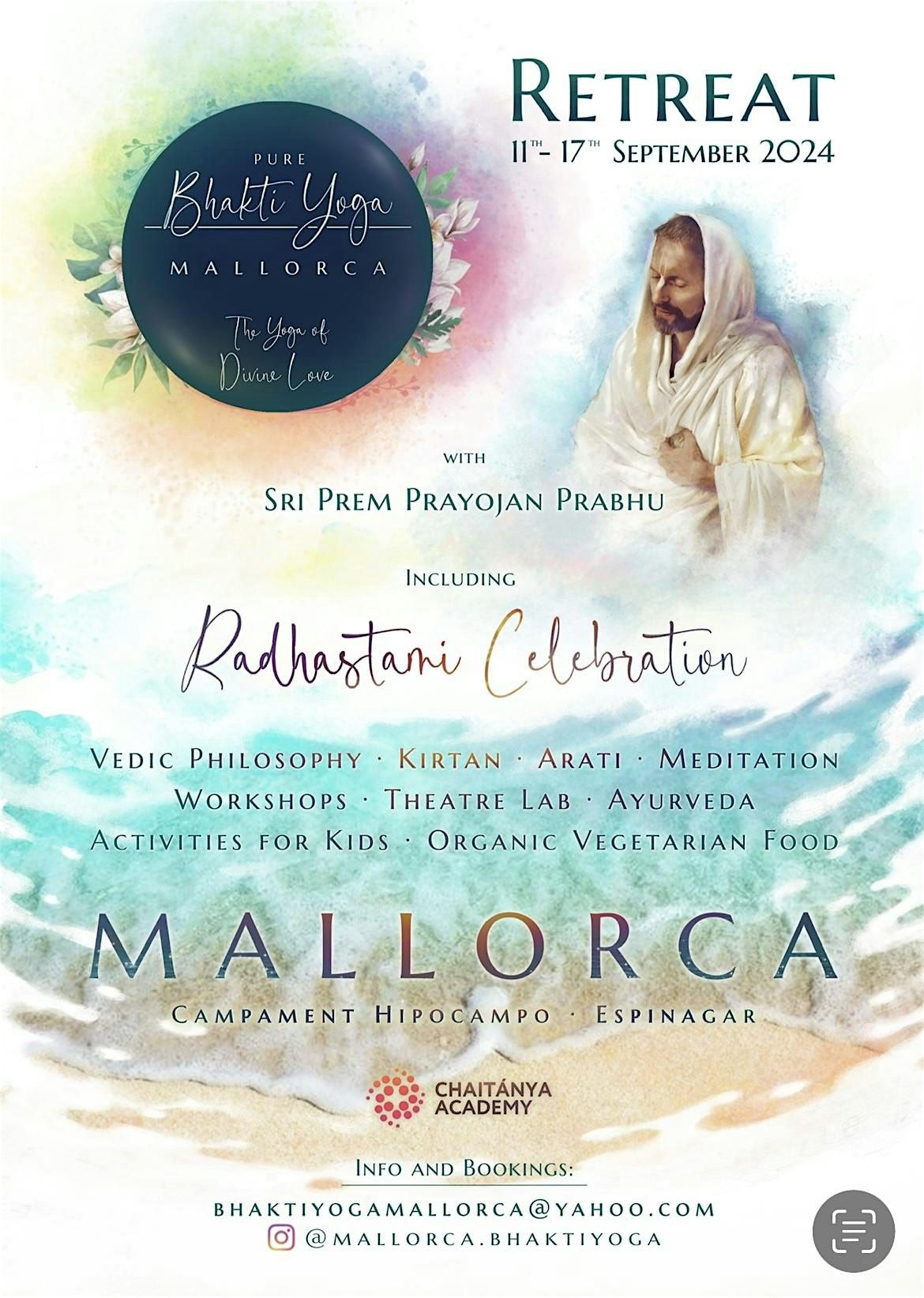 Pure Bhakti retreat, Campament Hipocampo, Espinagar, 10 September 2024 |  AllEvents.in