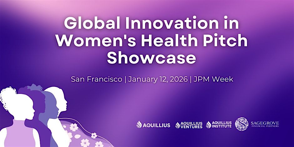 Global Innovation in Women's Health Pitch Showcase, 12 January | AllEvents