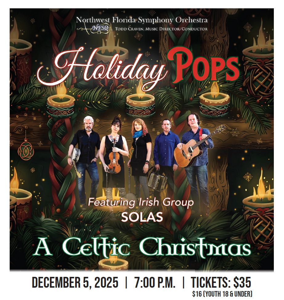 Northwest Florida Symphony Orchestra - A Celtic Christmas at Mattie Kelly Arts Center at Northwest Florida State College, 5 December