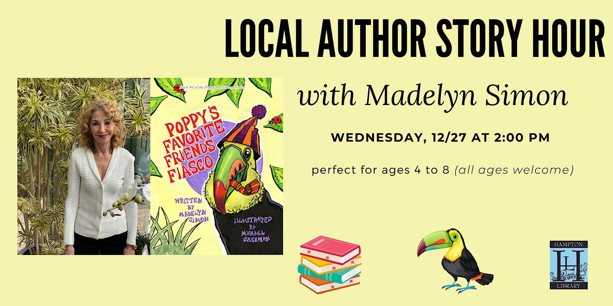 Local Author Story Hour with Madelyn Simon, Hampton Library