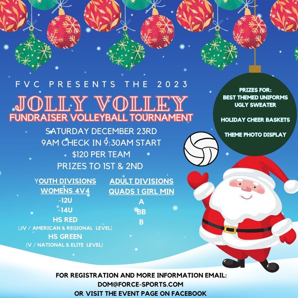 Jolly Volley Fundraiser Tournament , Force Adult Volleyball, Eastlake