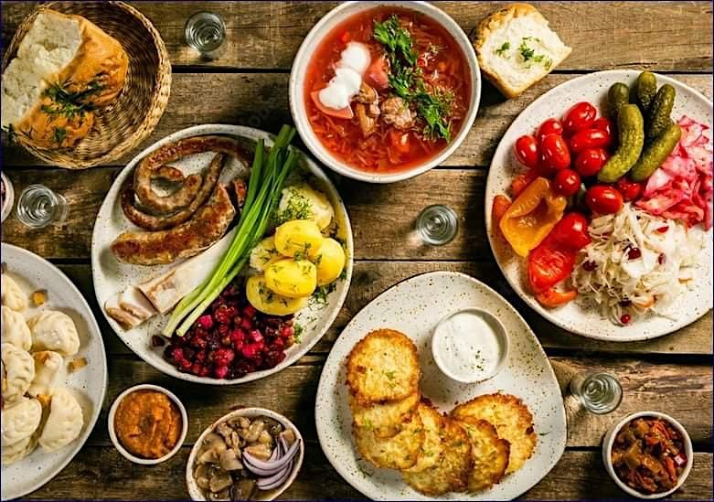 Ukrainian Inspired Buffet Fundraiser Karaoke Silent Auction