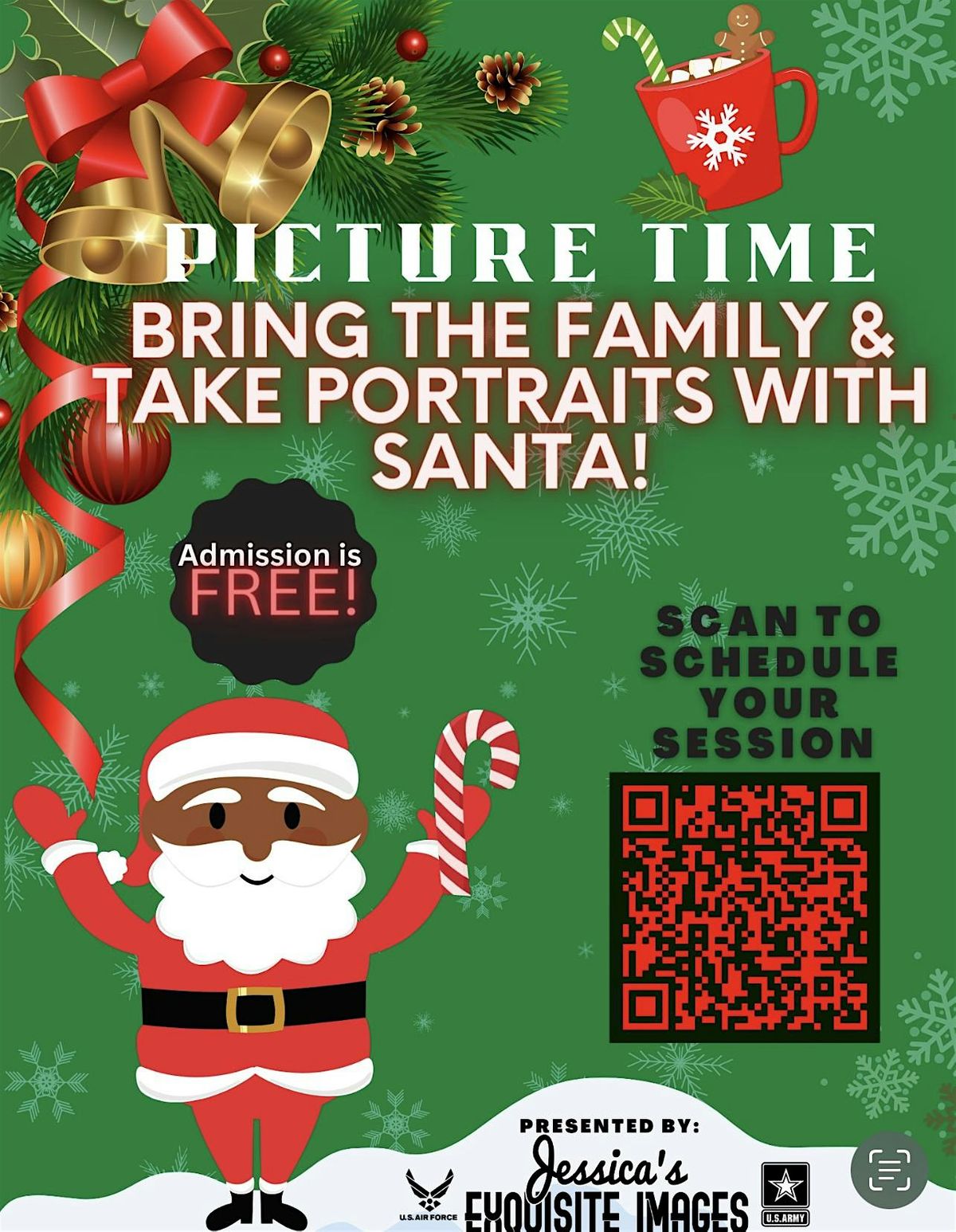 Portraits with Santa / Family Holiday Portraits, Staybridge Suites