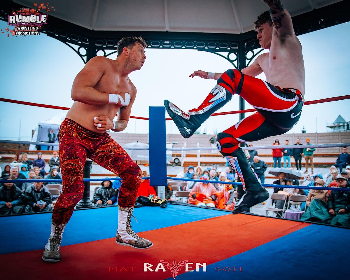 Rumble Wrestling at The Oval Cliftonville - May, The Oval Bandstand ...