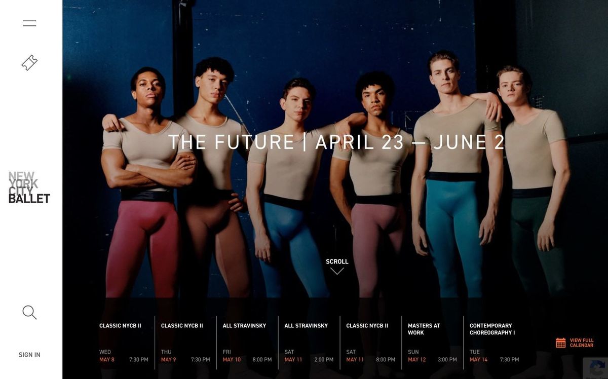 New York City Ballet - Masters at Work 1 at David H. Koch Theater, 30 September | Event in Manhattan | AllEvents