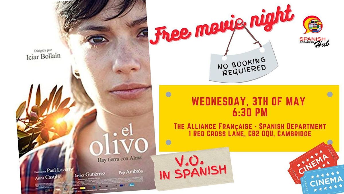 Movie Night in Spanish, 1 Red Cross Ln, Cambridge, 3 May 2023