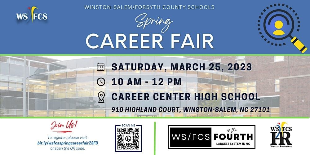WinstonSalem/Forsyth County Schools DistrictWide Career Spring Fair