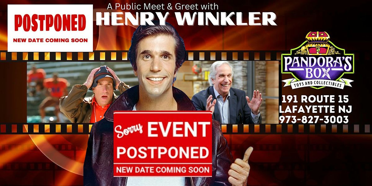 Henry Winkler Meet & Greet at Pandoras Box Toys & Collectibles, Pandora