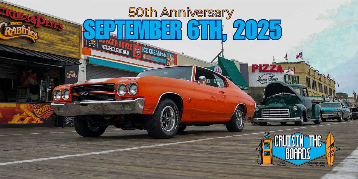 2025 Fall Cruisin' the Boards - 50th Annual Classic Car & Street Rod Show, 6 September | Event in Ocean City