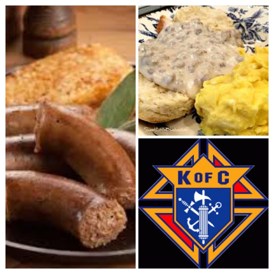 Freeburg Knights of Columbus Sausage Breakfast, Holy Family School, Westphalia, December 3 2023
