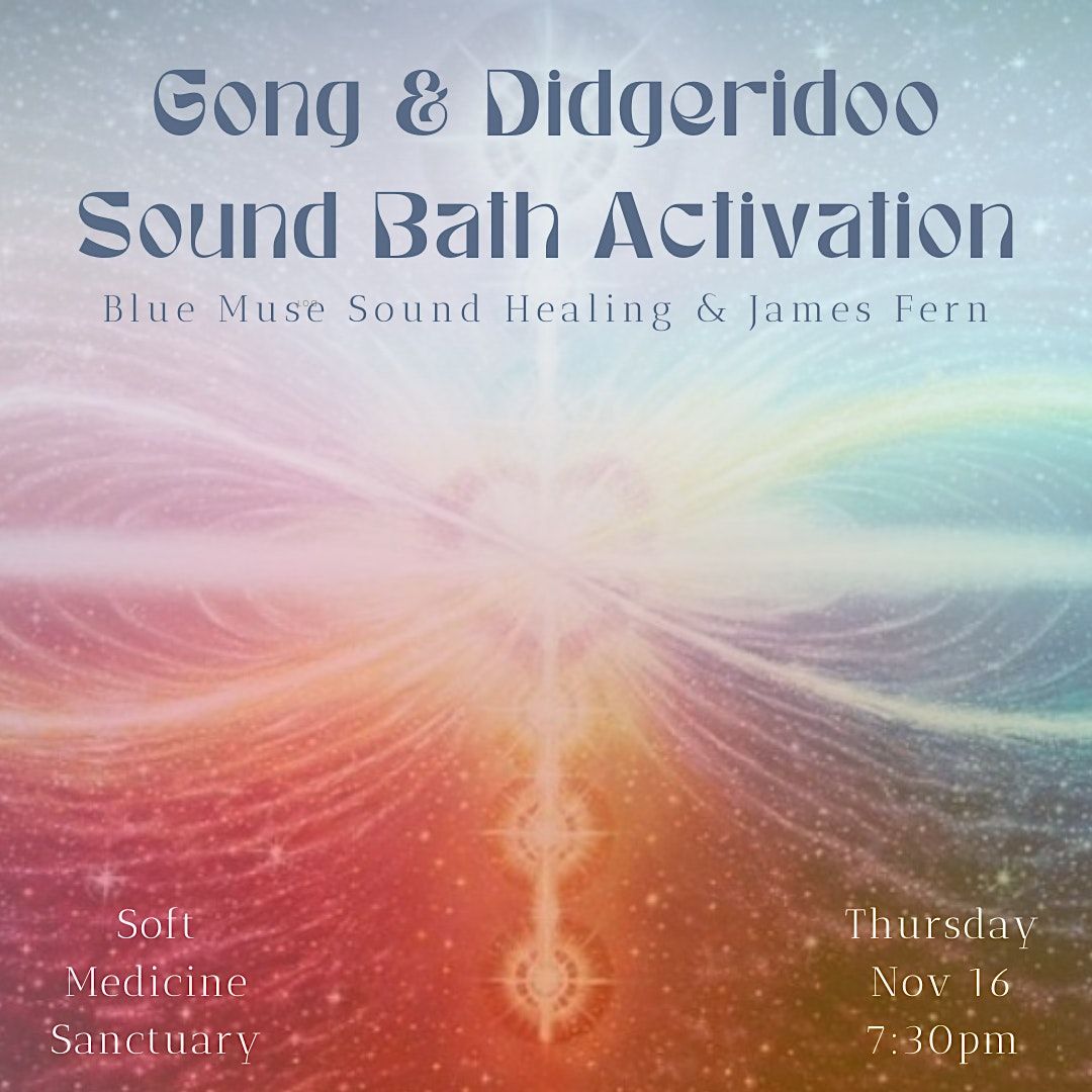Gong & Didgeridoo Sound Bath Activation at Soft Medicine, Soft Medicine