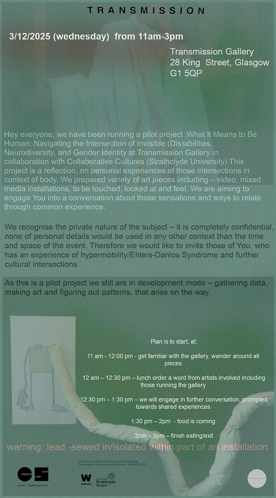 What it means to be human - sharing/workshop    - body sensations, 3 December | Event in Glasgow | AllEvents