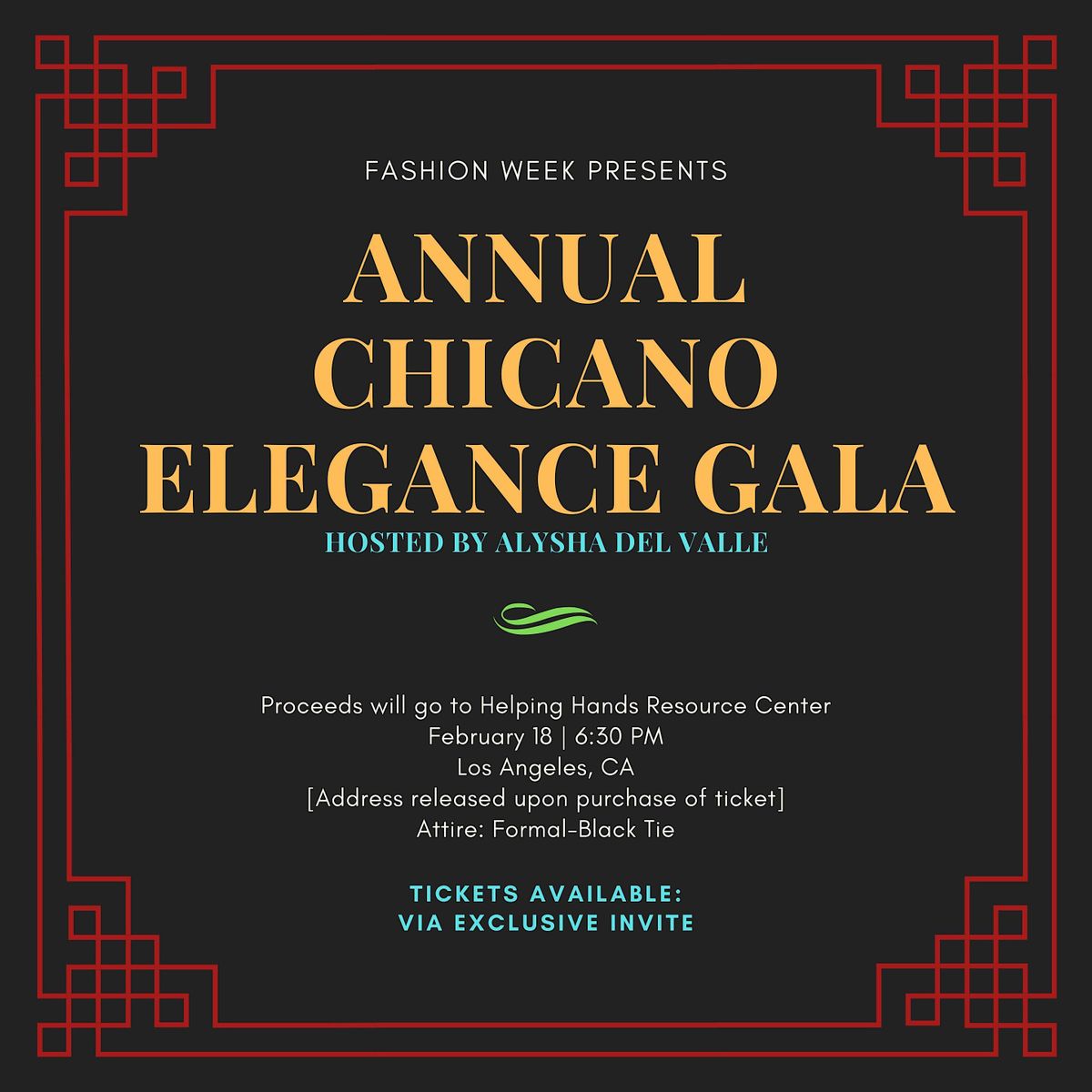 Chicano Elegance Gala, Los Angeles River Center & Gardens, Mountains