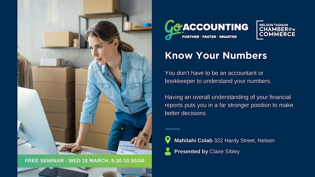 Know Your Numbers, 18 March | Event in Nelson | AllEvents