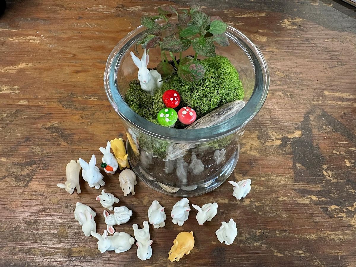 Hoppy Easter Terrarium, The Forest Flower, Indianapolis, April 8 2023