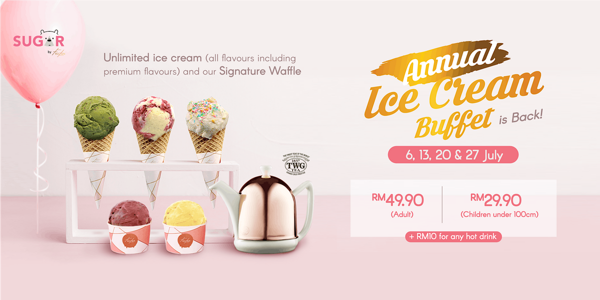 The Annual FROZEN IceCream Buffet Telawi 4, Sugar by FROZEN Bangsar, Kuala Lumpur, 27 July