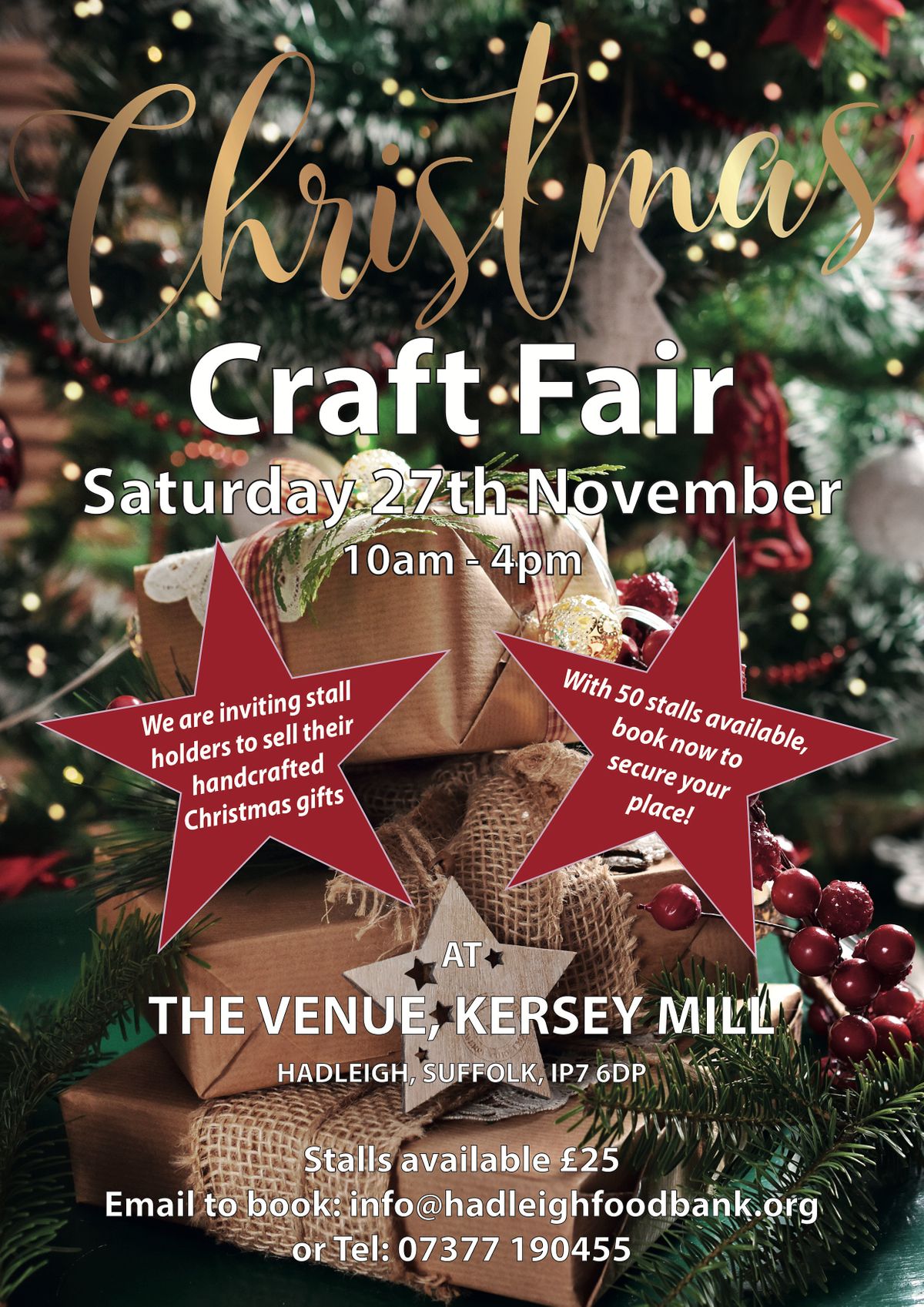 Christmas Craft Fair at The Venue, Kersey Mill, The Venue at Kersey