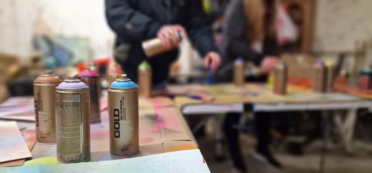 SprayPaint Wonderland at White Sky Fields with AOP Projects