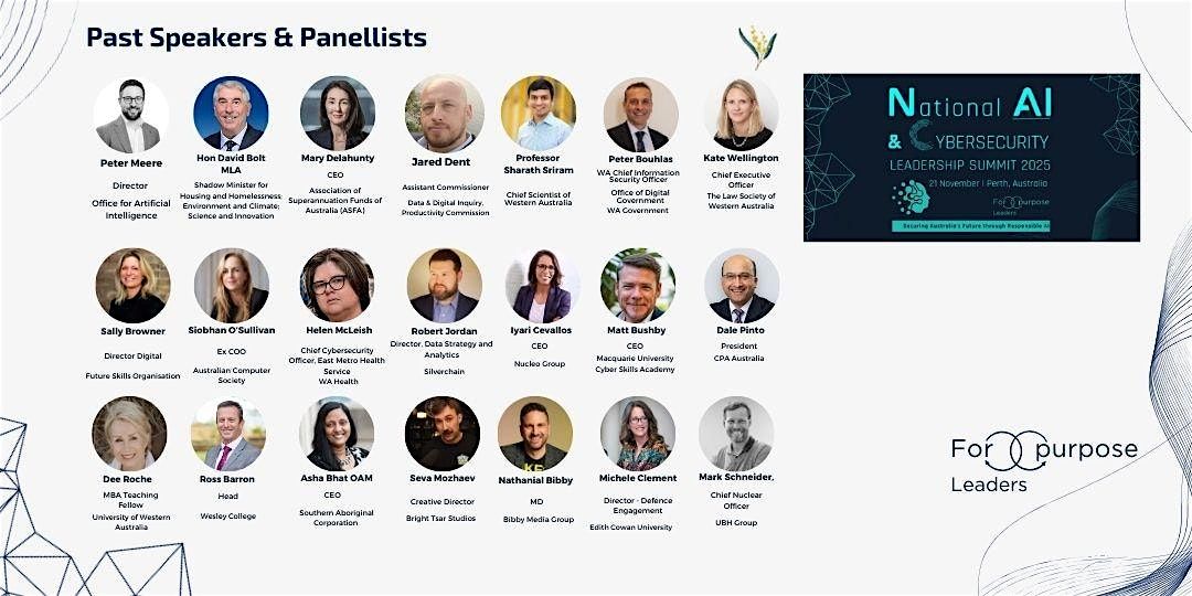 National AI & Cybersecurity Leadership Summit 2026, 19 June | Event in Melbourne | AllEvents