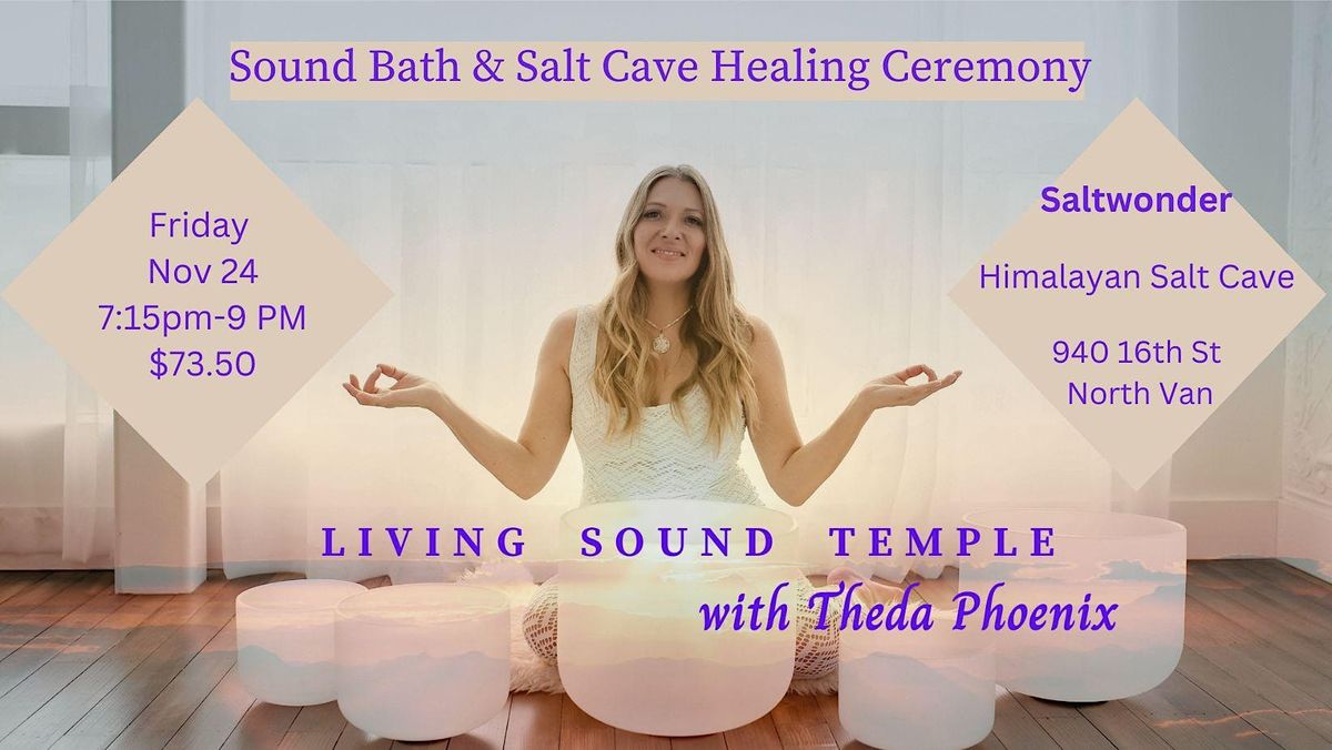 Sound Journey in Himalayan Salt Cave w/Theda Phoenix, Saltwonder