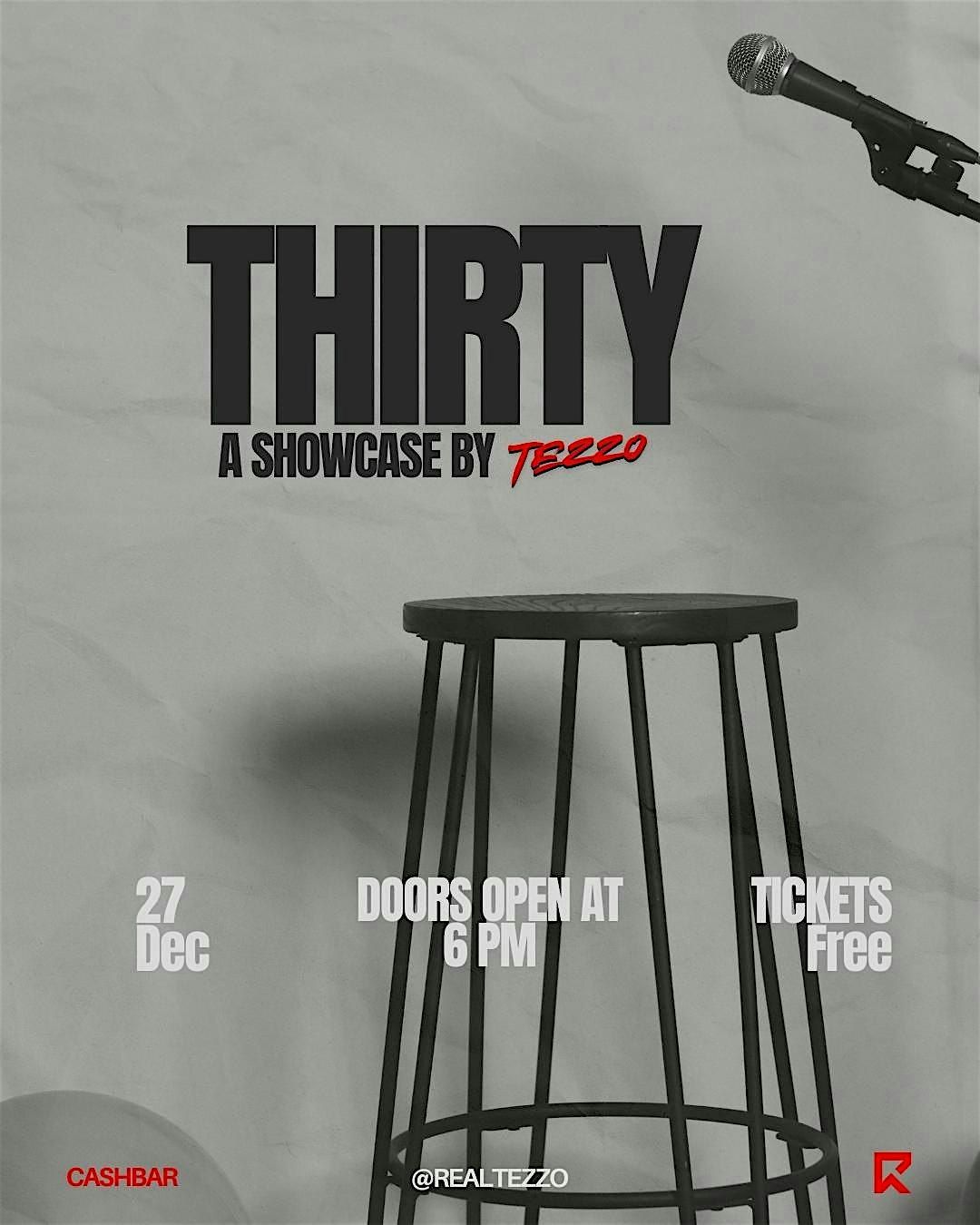 Thirty: A Showcase By Tezzo, 27 December | Event in Indianapolis | AllEvents