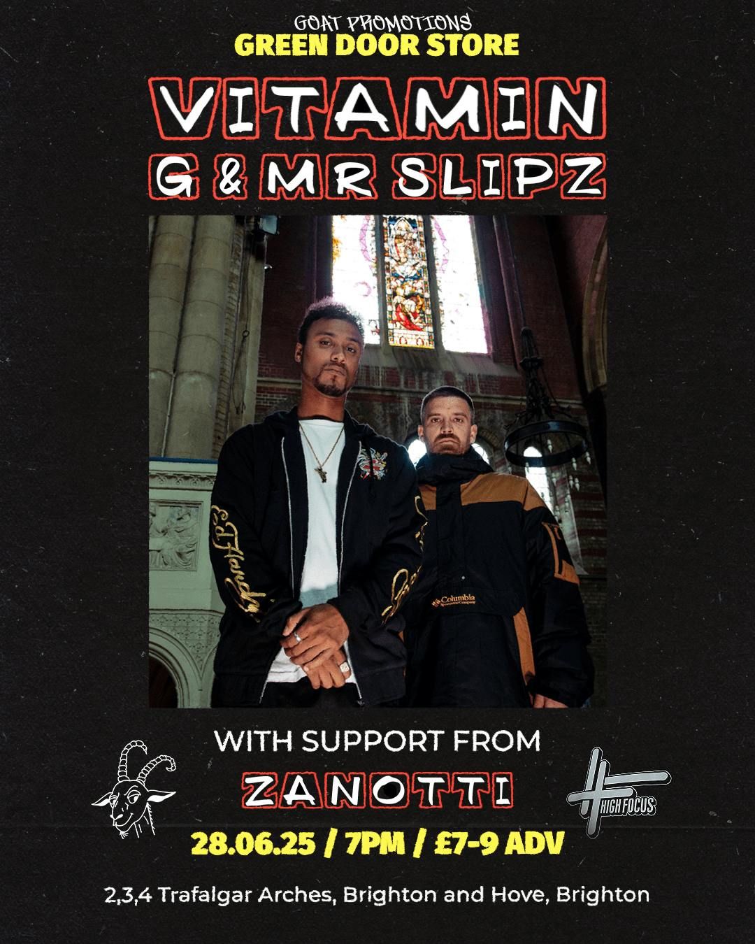 Vitamin G &amp; Mr Slipz • Zanotti, 28 June | Event in St Stephen | AllEvents