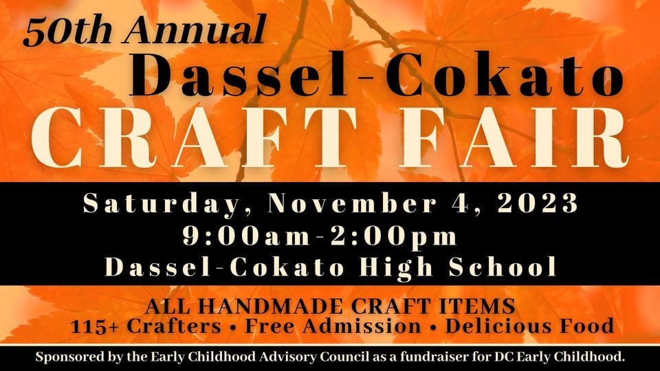DasselCokato Craft Fair 50th Annual, 4852 Reardon Ave SW, Cokato, MN
