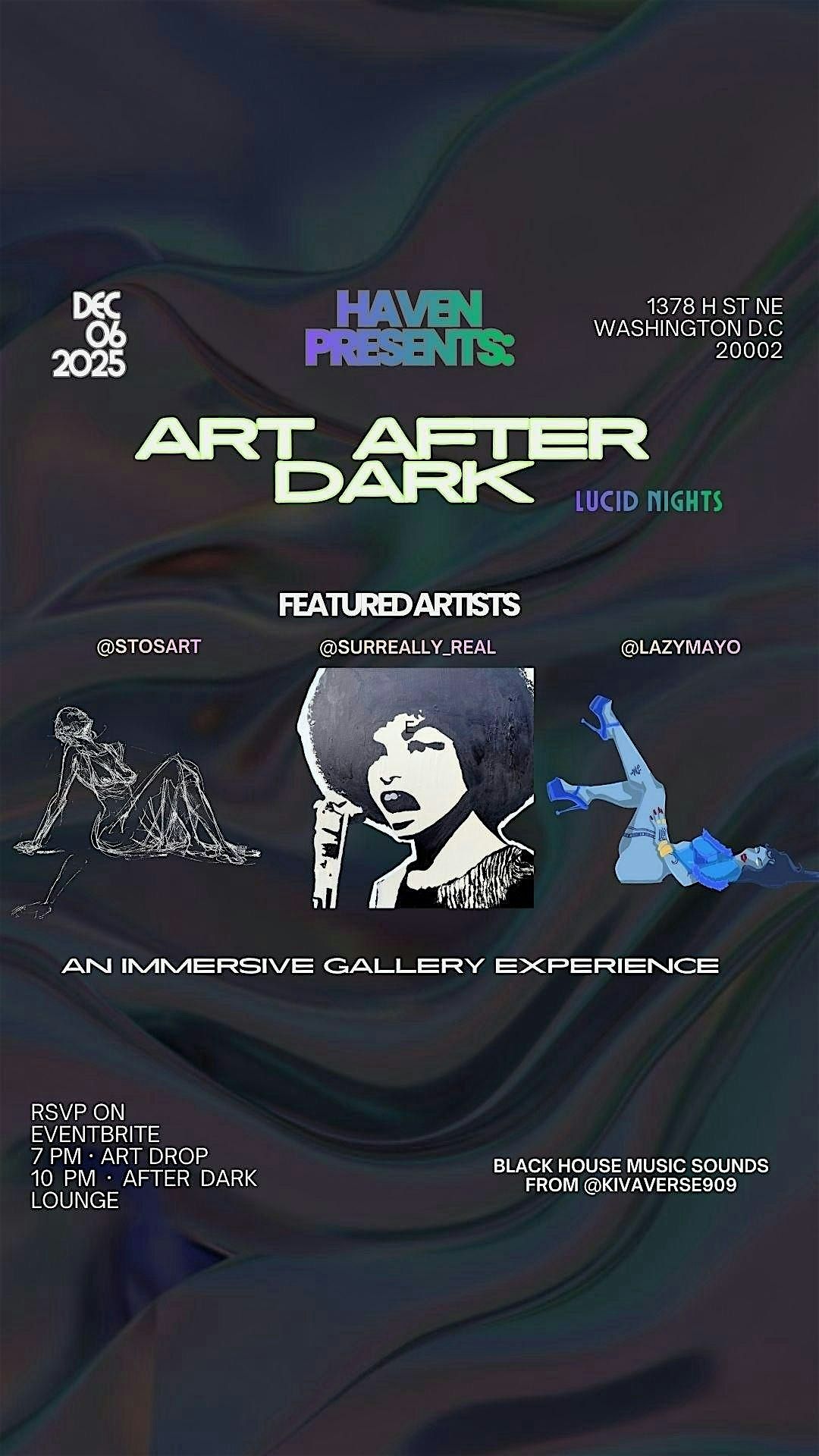 Art After Dark- Lucid Nights, 6 December | Event in Washington | AllEvents