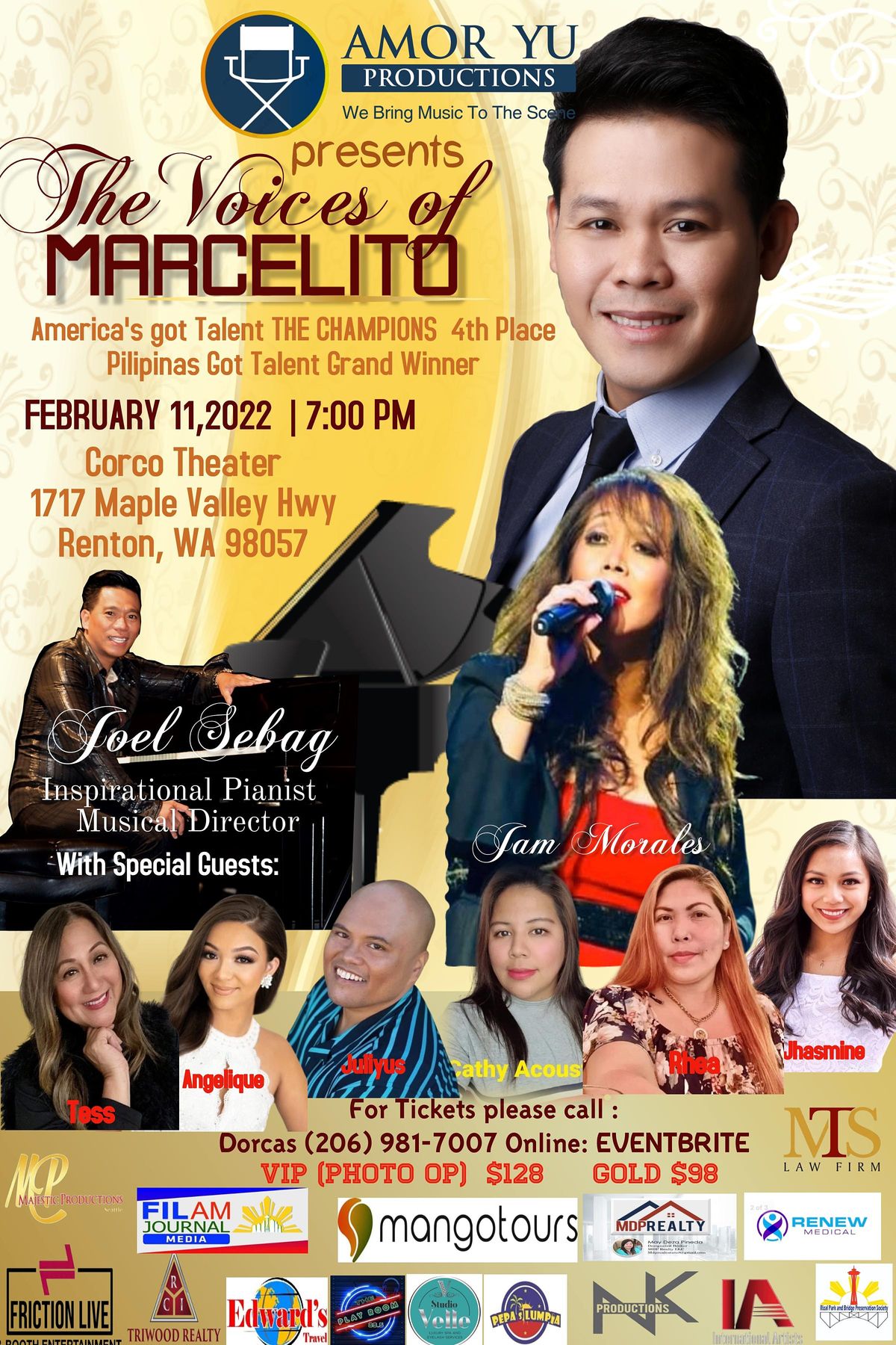 The Voices Of Marcelito Rialto Theater Tacoma February 11 2022 Allevents In San Diego Fair Poster Winners 2022